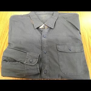 BONOBOS Dress Shirt XXL Long Dark Grey MSRP $98 NWOT Tagless Button Pocket*